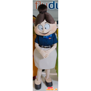 Air Hostess Mascot, charmant en flirterig - MASFR21564 - Human Mascottes