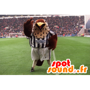 Mascot Braun und Beige Vogel in der Sportkleidung - MASFR21571 - Maskottchen der Vögel