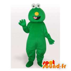 Groen monster mascotte. Monster Costume - MASFR006468 - mascottes monsters