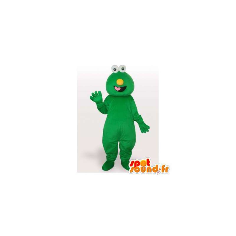 Grønt monster maskot. Monster Costume - Monster maskoter - MASFR006468 - SpotSound.fr