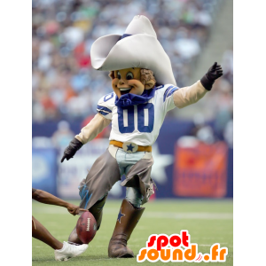 Cowboy mascot in traditional dress - MASFR21576 - Human mascots