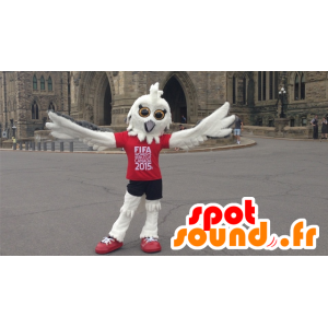 Blanca de la mascota del búho de la FIFA 2015  - MASFR21583 - Mascota de aves