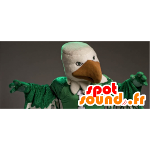 Mascot hvitt og grønt eagle giganten - MASFR21600 - Mascot fugler