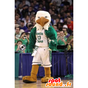 White and green mascot eagle, giant - MASFR21600 - Mascot of birds