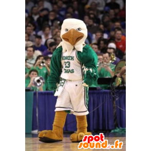Mascot hvitt og grønt eagle giganten - MASFR21600 - Mascot fugler