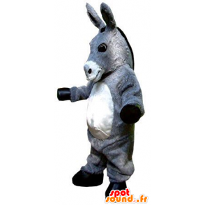 Mascot gray and white donkey, giant - MASFR21601 - Farm animals