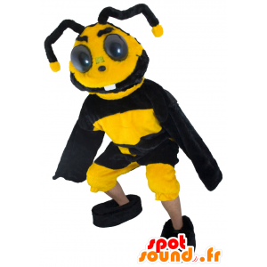 Bee mascote, amarelo e preto vespa - MASFR21604 - Bee Mascot