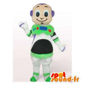 Mascot Buzz Lightyear, berömd karaktär från Toy Story -