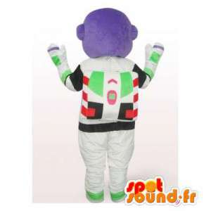 Mascot Buzz Lightyear, berømt karakter fra Toy Story -