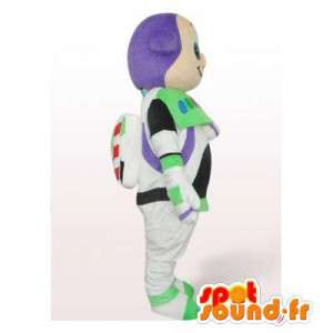 Mascot Buzz Lightyear, berömd karaktär från Toy Story -