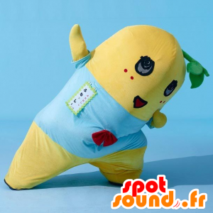 Geel teddy mascotte, glimlachende mens - MASFR21633 - Niet-ingedeelde Mascottes