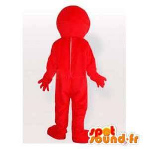 Mostro mascotte Rosso. Mostro Costume - MASFR006471 - Mascotte di mostri