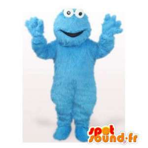 Mascotte de monstre bleu. Costume de monstre - MASFR006473 - Mascottes de monstres