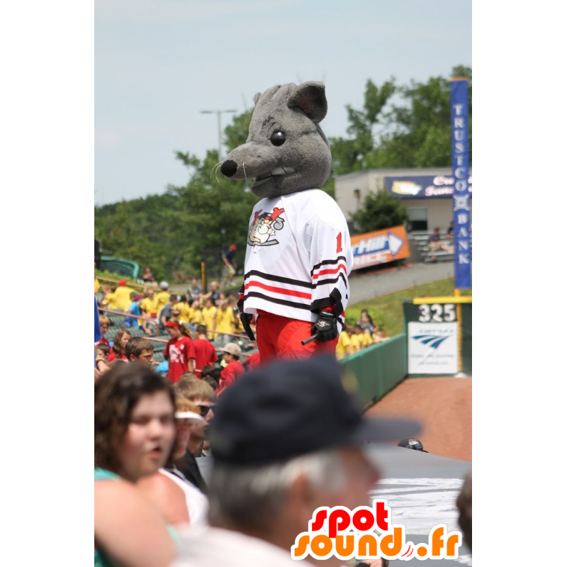 Rat Mascot Gray, mouse, no sportswear - MASFR21691 - rato Mascot Rat Mascot Gray, mouse, no sportswear - MASFR21691 - rato Mascot