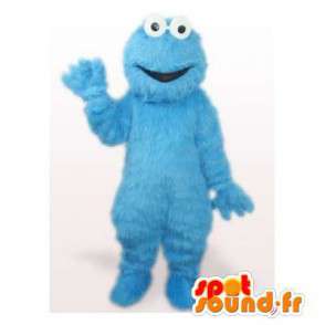 Blue monster mascot. Monster Costume - MASFR006473 - Monsters mascots