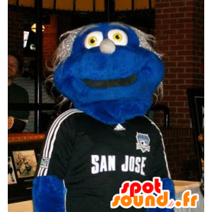 Mascota del hombre azul, con ojos amarillos - MASFR21694 - Mascotas sin clasificar