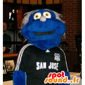 Mascota del hombre azul, con ojos amarillos - MASFR21694 - Mascotas sin clasificar