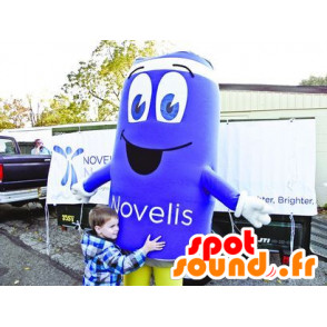 Mascot modré mohou, obří - MASFR21711 - Fast Food Maskoti