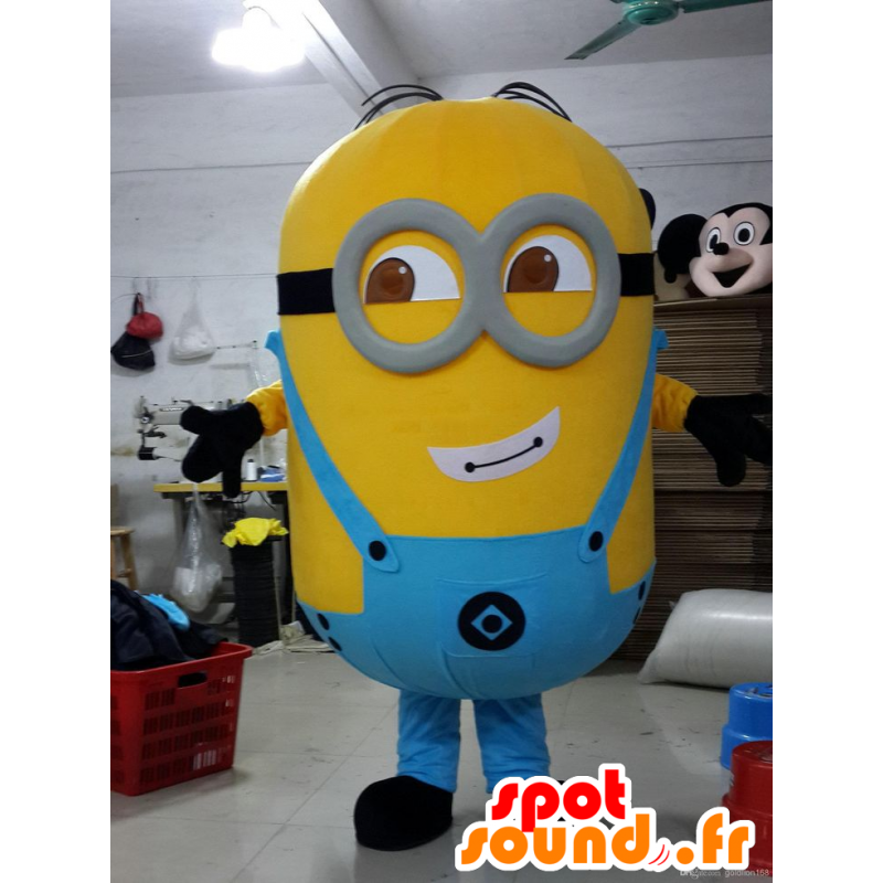 Minion mascot, cartoon Despicable Me - MASFR21723 - Mascots famous characters