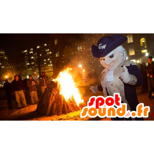 Vintage mand maskot, middelalderlig maskot - Spotsound maskot