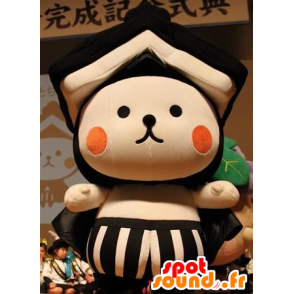 Mascotte Orso con un tetto - Asian Mascot - MASFR21755 - Mascotte orso