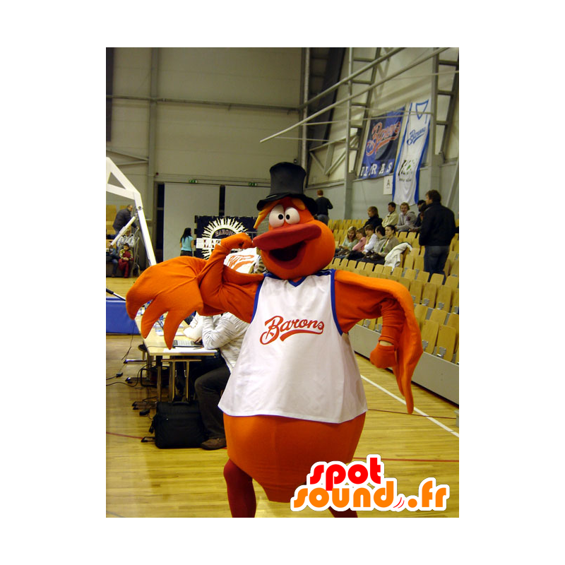 Sněhulák maskot, oranžová pták - MASFR21815 - maskot ptáci Sněhulák maskot, oranžová pták - MASFR21815 - maskot ptáci