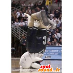 Dog Mascot, λευκό και μπεζ τίγρη - MASFR21816 - Tiger Μασκότ