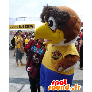 Wholesale mascot brown and white bird, eagle sports - MASFR21823 - Mascot of birds