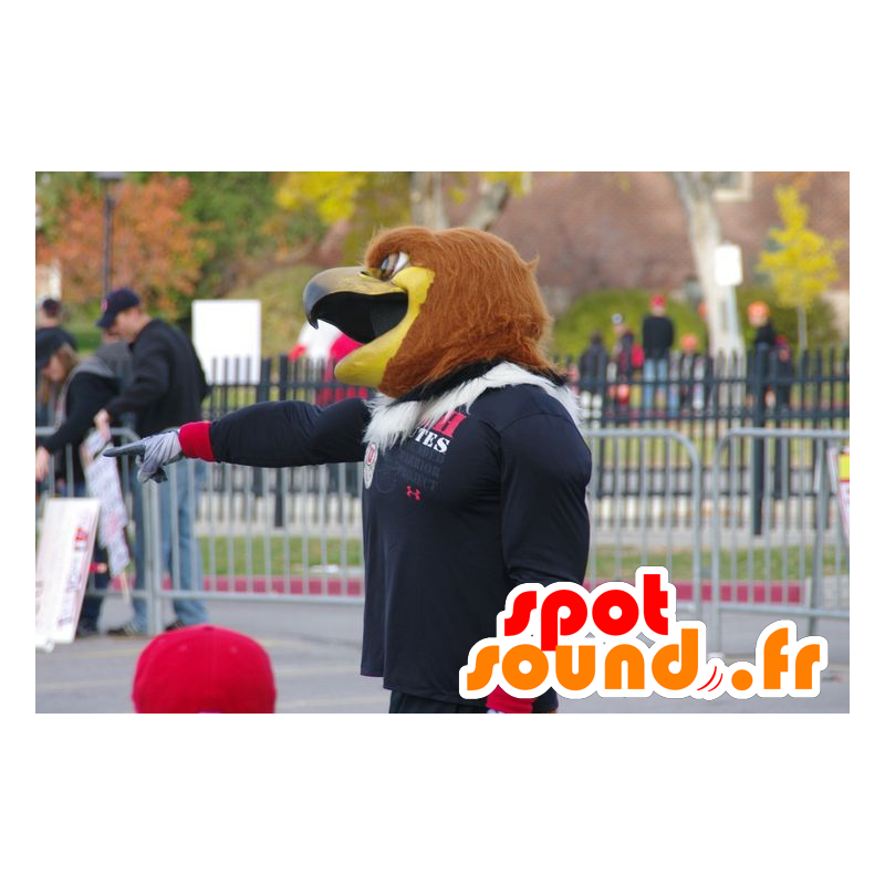 Brunør maskot, meget muskuløs, i sportsbeklædning - Spotsound Brunør maskot, meget muskuløs, i sportsbeklædning - Spotsound