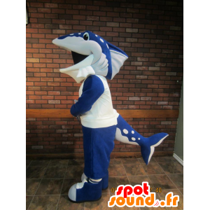 Dolphin μασκότ, καρχαρίας, μπλε όρκα - MASFR21839 - Dolphin μασκότ