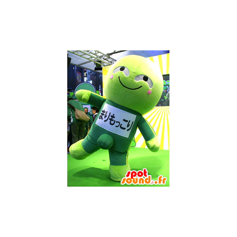 Green character mascot, Japanese, manga - MASFR21842 - Human mascots