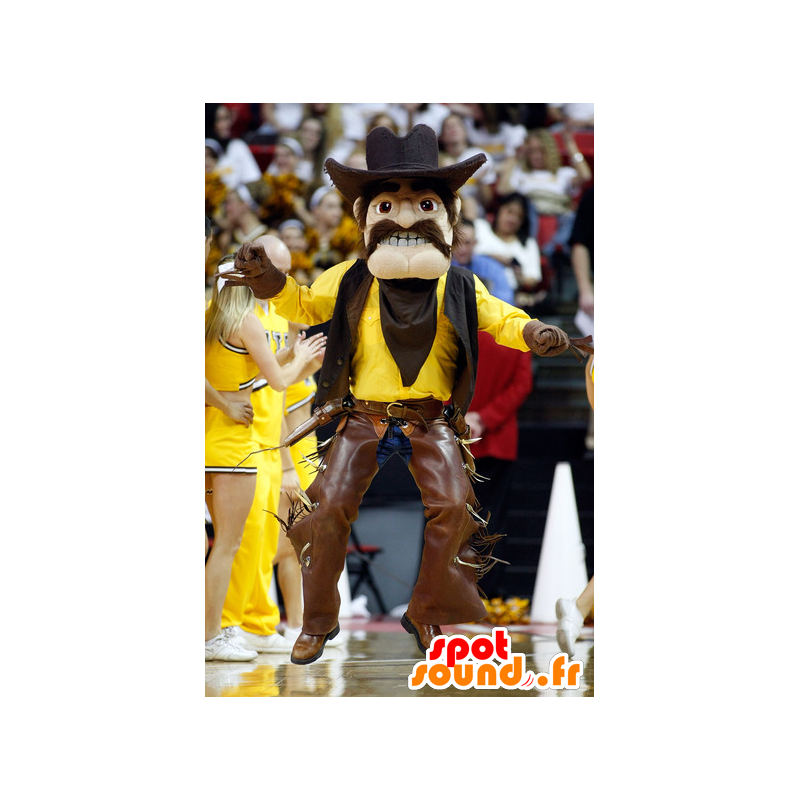 Cowboy mascot in traditional dress - MASFR21844 - Human mascots Cowboy mascot in traditional dress - MASFR21844 - Human mascots