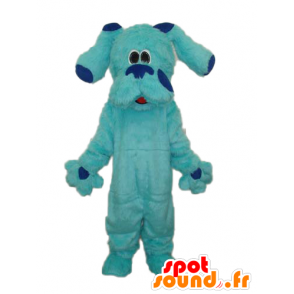 Blue Dog Mascot, tutto peloso, gigante carino - MASFR21847 - Mascotte cane