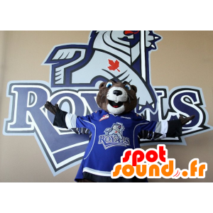 Rotte maskot, brun murmeldyr i sportsklær - MASFR21862 - sport maskot