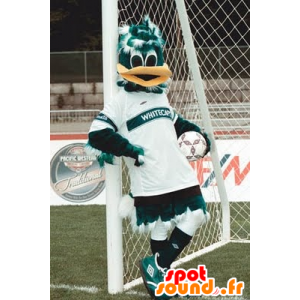 Zelená a bílá kachna maskot v sportswear - MASFR21869 - maskot kachny