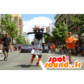 Mascotte de mouton noir, de la FIFA 2015 - MASFR21887 - Mascottes Mouton