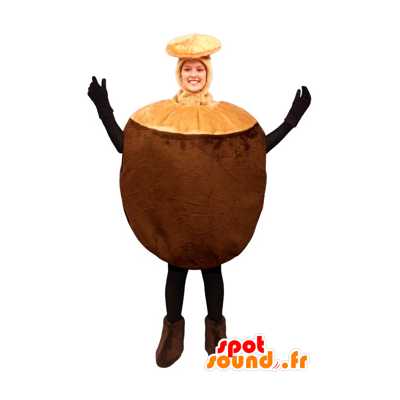 Kokos brązowy gigant maskotka - MASFR21894 - Fast Food Maskotki