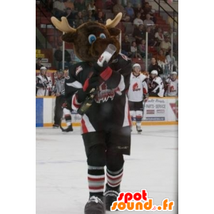 Bruin rendieren mascotte in sportkleding - MASFR21921 - Forest Animals