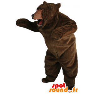 Mascot orsi bruni, gigante e molto realistico - MASFR21924 - Mascotte orso