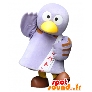 Large purple mascot bird, very funny and cute - MASFR21954 - Mascot of birds