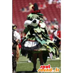 Original mascot pine green giant - MASFR21994 - Christmas mascots