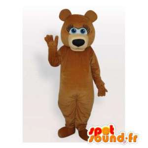Mascota del oso de Brown. Oso marrón del traje - MASFR006487 - Oso mascota