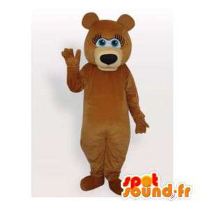 Brun bjørn maskot. Brunbjørn kostume - Spotsound maskot kostume