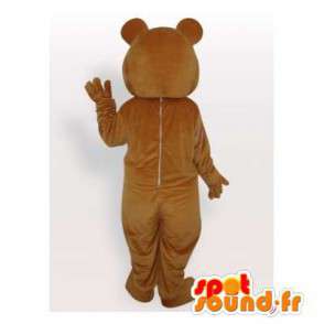 Mascota del oso de Brown. Oso marrón del traje - MASFR006487 - Oso mascota
