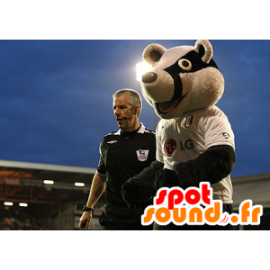 Bear maskot, panda, vaskebjørn i sportstøj - Spotsound maskot