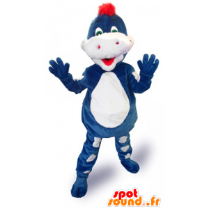 Blue Dragon Mascot Danone - Gervais Mascot - MASFR22149 - Dragon Mascot