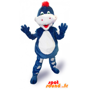 Blue Dragon Mascot Danone - Gervais Mascot - MASFR22149 - dragon maskot