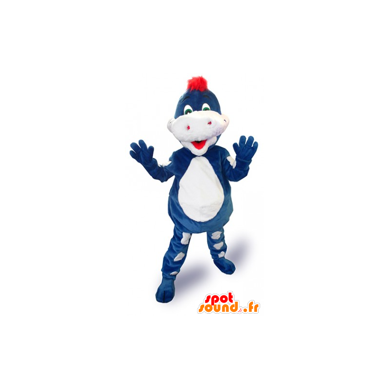 Blue Dragon mascot Danone - Mascot Gervais - MASFR22149 - Dragon mascot