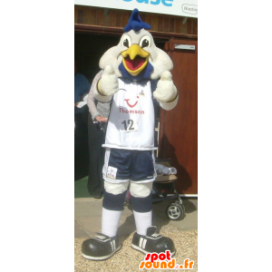 Mascot pássaro branco, pato, no sportswear - MASFR22157 - patos mascote