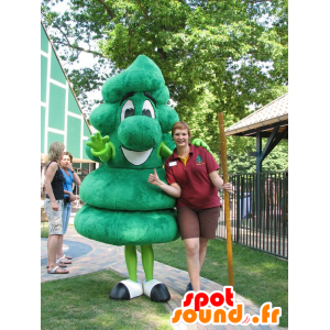 Mascotte de sapin vert, de bonhomme vert, géant - MASFR22174 - Mascottes non-classées